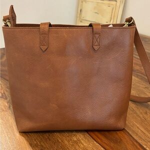 Madewell Zip-Top Transport Leather Crossbody